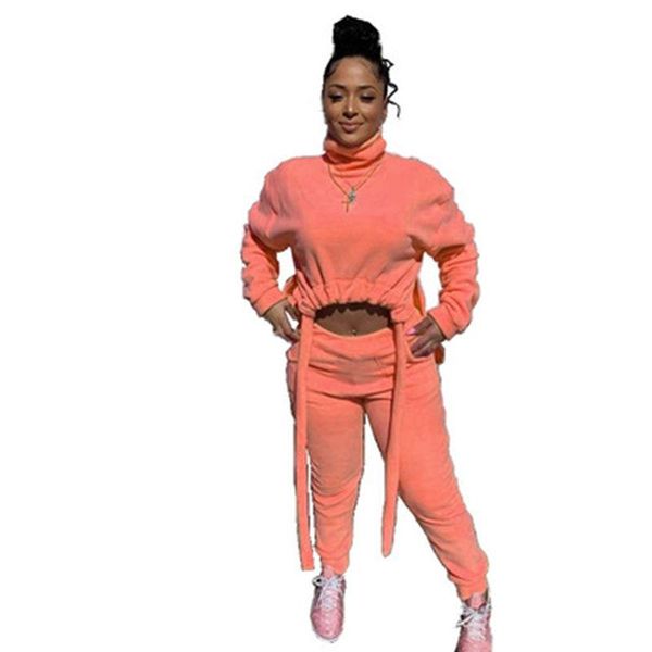 womens thicken tracksuits fashion long sleeve high neck drawstring pants suits designer female winter fleece casual loose 2pcs sets, Gray
womens thicken tracksuits fashion long sleeve high neck drawstring pants suits designer female winter fleece casual loose 2pcs sets, Gray