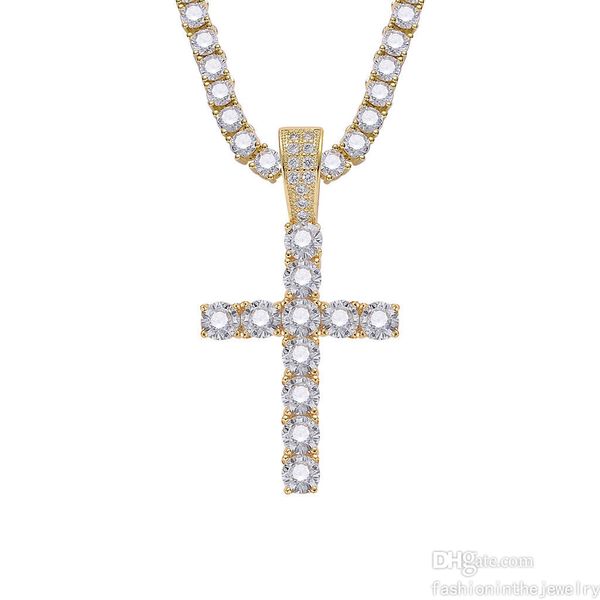 fashion necklace designer jewelry luxury diamond cross pendant iced out tennis chain men women hip hop cuban link jewellery wholesale neckla, Silver
fashion necklace designer jewelry luxury diamond cross pendant iced out tennis chain men women hip hop cuban link jewellery wholesale neckla, Silver