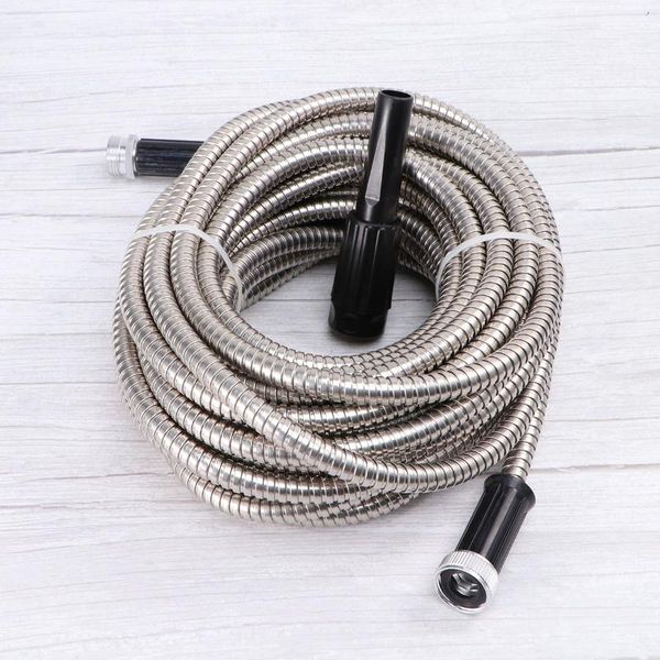 watering equipments 25ft stainless steel lightweight garden hose heavy duty metal water pipe spray nozzle home silver
watering equipments 25ft stainless steel lightweight garden hose heavy duty metal water pipe spray nozzle home silver