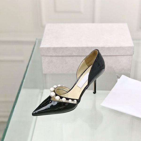 2021 dress high heels sandals women shoes patent leather bag heelback pumps sheepskin lining ladies fashion shallow mouth pointed pearl shoe, Black
2021 dress high heels sandals women shoes patent leather bag heelback pumps sheepskin lining ladies fashion shallow mouth pointed pearl shoe, Black