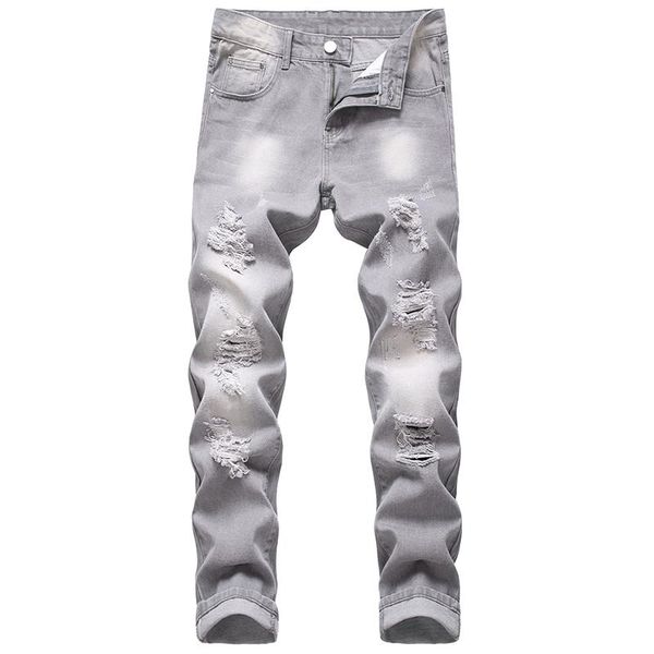 men's jeans mens ripped autumn slim fit distressed streetwear denim pants casual retro biker men hip hop trousers plus size 42, Blue
men's jeans mens ripped autumn slim fit distressed streetwear denim pants casual retro biker men hip hop trousers plus size 42, Blue