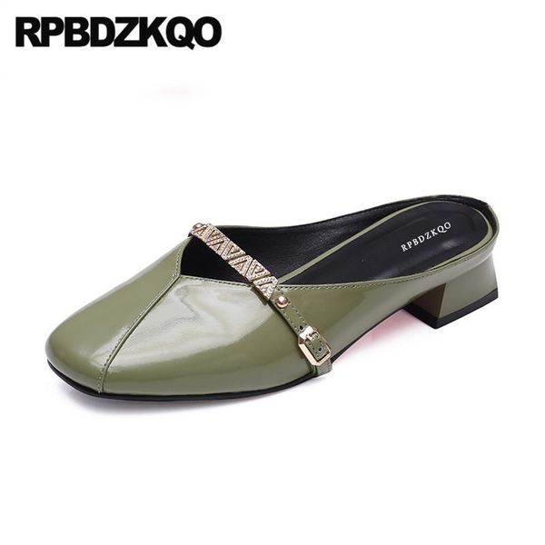 dress shoes square toe patent leather crystal women 2021 thick belts green diamond rhinestone block high heels ladies brand pumps low, Black
dress shoes square toe patent leather crystal women 2021 thick belts green diamond rhinestone block high heels ladies brand pumps low, Black