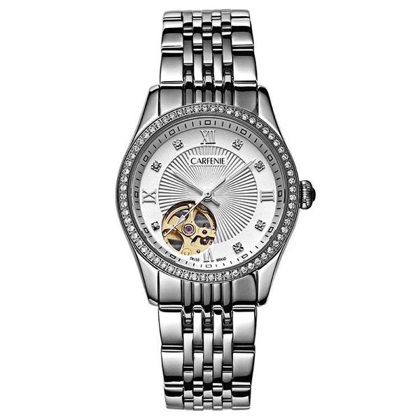 wristwatches watch woman clock lady automatic waterproof mechanical luminous stainless steel gold skeleton business relogio masculino, Slivery;brown
wristwatches watch woman clock lady automatic waterproof mechanical luminous stainless steel gold skeleton business relogio masculino, Slivery;brown
