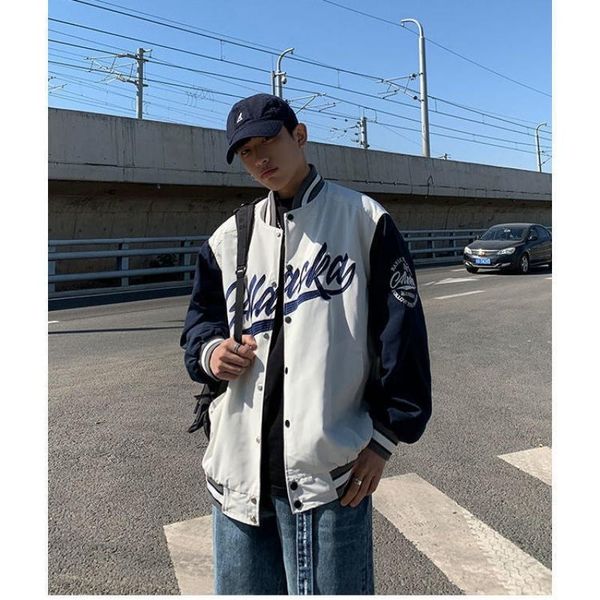 men's jackets baseball jacket men ins loose spring and autumn personalized couple student coat women's fashion streetwear hip hop, Black;brown
men's jackets baseball jacket men ins loose spring and autumn personalized couple student coat women's fashion streetwear hip hop, Black;brown