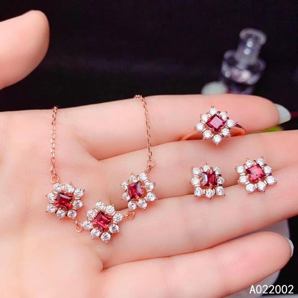 fine jewelry 925 sterling silver inlaid natural garnet female ring pendant earring set supports test bracelet, earrings & necklace, Black
fine jewelry 925 sterling silver inlaid natural garnet female ring pendant earring set supports test bracelet, earrings & necklace, Black