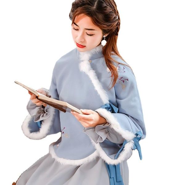 ethnic clothing year costume hanfu dress women autumn qipao cheongsam ancient china 2021 traditional chinese, Red
ethnic clothing year costume hanfu dress women autumn qipao cheongsam ancient china 2021 traditional chinese, Red