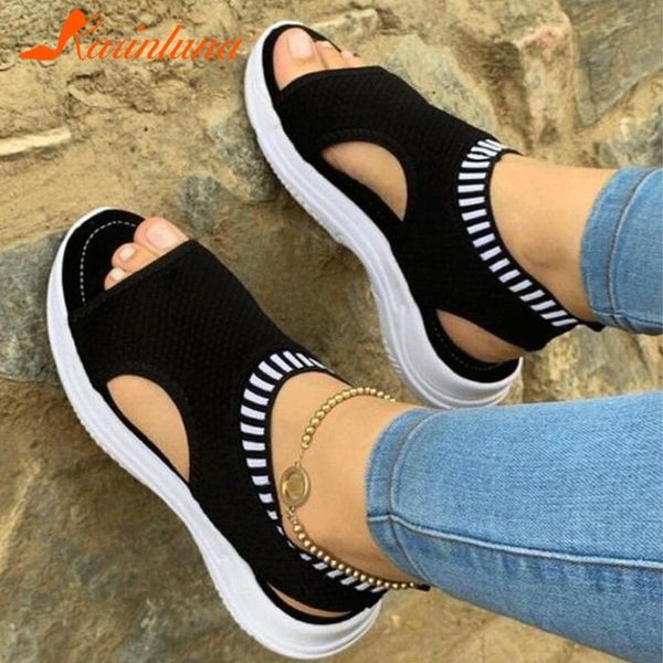 brand big size 45 leisure fashion flat platform knitting ins sneakers sandals women, Black
brand big size 45 leisure fashion flat platform knitting ins sneakers sandals women, Black