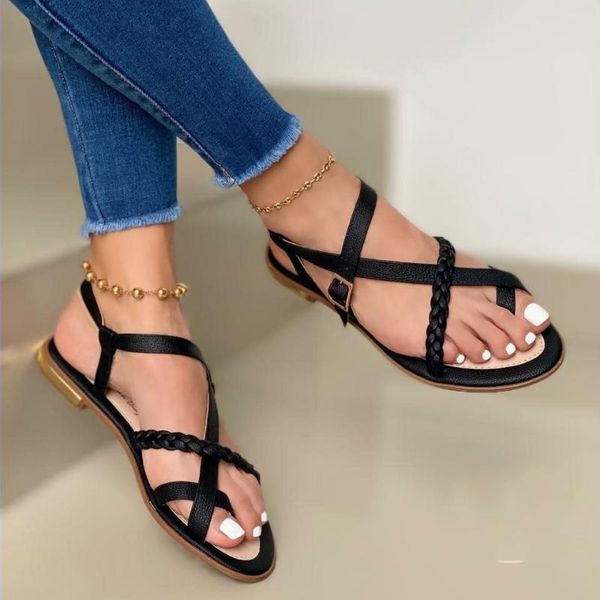 sandals shoes women flats casual ladies buckle strap for 2021 fashion black cross straps summer
sandals shoes women flats casual ladies buckle strap for 2021 fashion black cross straps summer