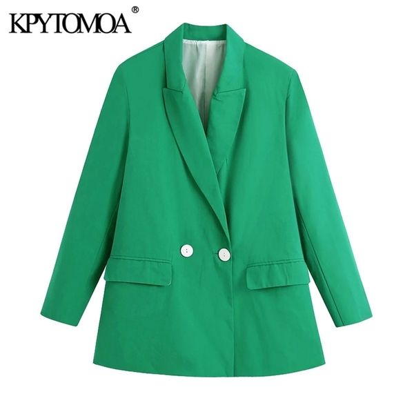 kpytomoa women fashion double breasted loose blazer coat vintage long sleeve flap pockets female outerwear chic veste 211122, White;black
kpytomoa women fashion double breasted loose blazer coat vintage long sleeve flap pockets female outerwear chic veste 211122, White;black