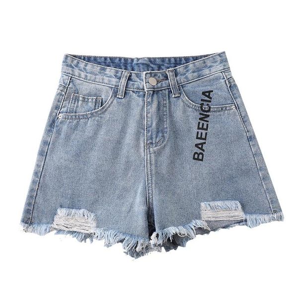 women's shorts female fashion casual summer hole women denim high waists jeans plus size letter short, White;black
women's shorts female fashion casual summer hole women denim high waists jeans plus size letter short, White;black