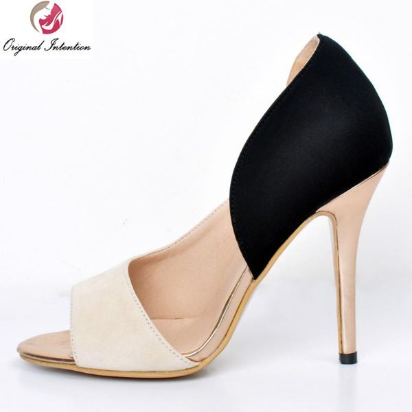 original intention elegant women pumps stylish peep toe thin heels beige and black shoes woman plus us size 4-15 dress
original intention elegant women pumps stylish peep toe thin heels beige and black shoes woman plus us size 4-15 dress