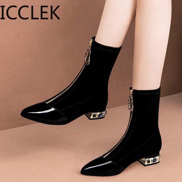 boots big size 35-42 woman low heels ankle flock colorful rhinestone heeled black ladies dress shoes botas mujer
boots big size 35-42 woman low heels ankle flock colorful rhinestone heeled black ladies dress shoes botas mujer