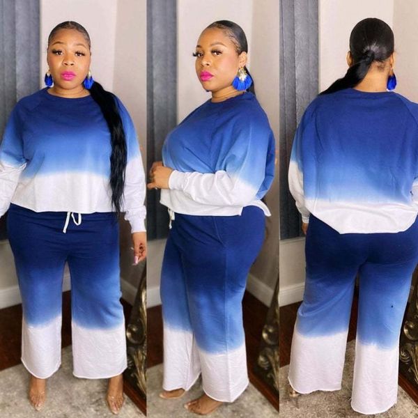 plus size tracksuits 5xl two piece set women t shirt and wide leg pant suits 2021 gradient casual large african clothing outfits, Black
plus size tracksuits 5xl two piece set women t shirt and wide leg pant suits 2021 gradient casual large african clothing outfits, Black