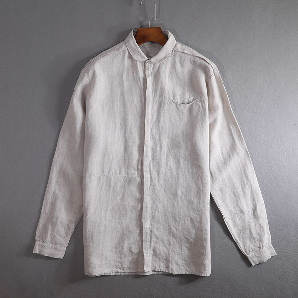 men's t-shirts fashion 100% linen long-sleeved men brand business and casual shirt mens spring solid flax shirts male overhemd camisa b, White;black
men's t-shirts fashion 100% linen long-sleeved men brand business and casual shirt mens spring solid flax shirts male overhemd camisa b, White;black