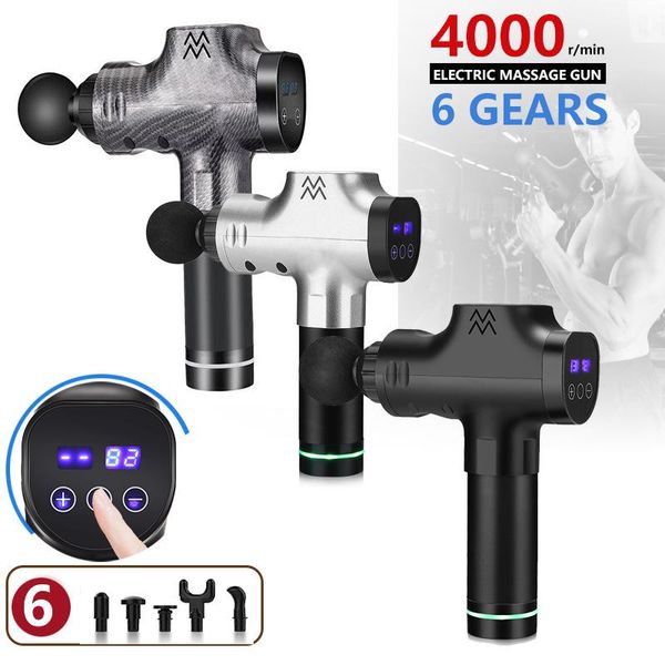 display massage gun rechargeable muscle relax body with portable bag for fitness pain relief therapy slimming device
display massage gun rechargeable muscle relax body with portable bag for fitness pain relief therapy slimming device