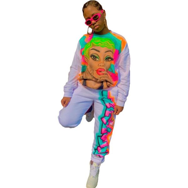 women's two piece pants streetwear 2 set women tracksuit cartoon print winter long sleeve sweatshirt sweatpants sweat suit jogging femm, White
women's two piece pants streetwear 2 set women tracksuit cartoon print winter long sleeve sweatshirt sweatpants sweat suit jogging femm, White