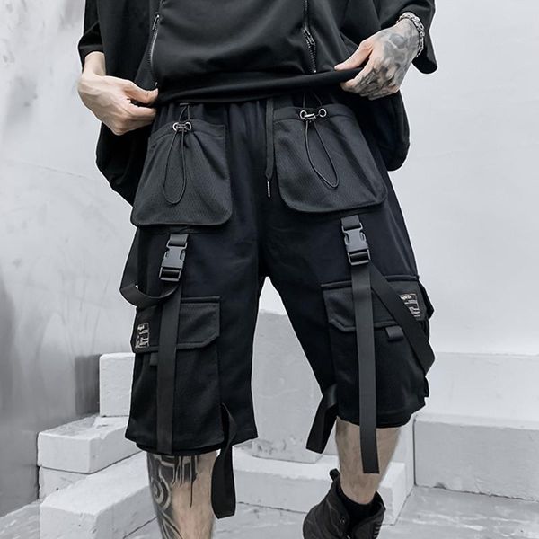 men's shorts summer techwear hip hop cargo man multi-pocket tactical casual harajuku punk streetwear short homme, White;black
men's shorts summer techwear hip hop cargo man multi-pocket tactical casual harajuku punk streetwear short homme, White;black
