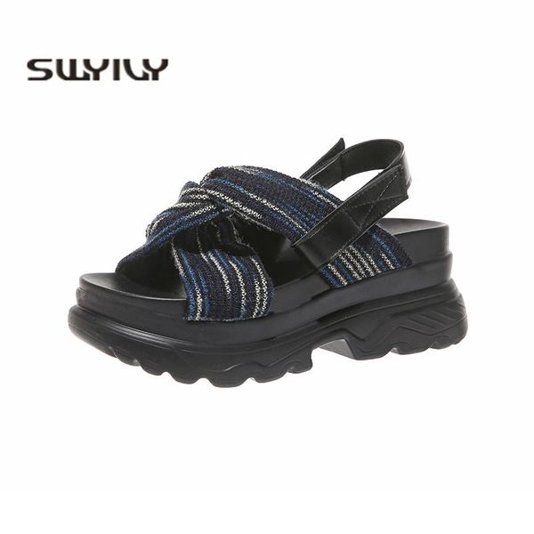 in 1 platform sandals shoes women bandage 2021 female casual summer wear wedge chunky heels for woman, Black
in 1 platform sandals shoes women bandage 2021 female casual summer wear wedge chunky heels for woman, Black