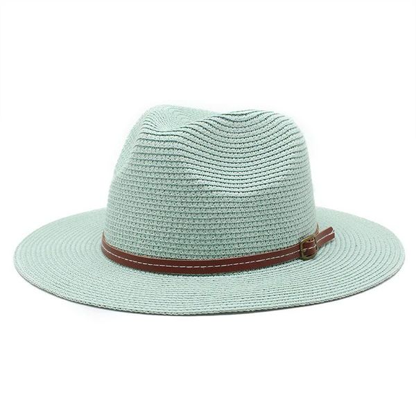 wide brim hats summer simple female sun visor panama soft shaped straw hat for women men outdoor beach uv protection fedora, Blue;gray
wide brim hats summer simple female sun visor panama soft shaped straw hat for women men outdoor beach uv protection fedora, Blue;gray