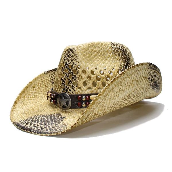 cloches luckylianji retro women's men's summer straw beach wide brim cowboy western cowgirl hat hollow star sign leather band(adju, Blue;gray
cloches luckylianji retro women's men's summer straw beach wide brim cowboy western cowgirl hat hollow star sign leather band(adju, Blue;gray