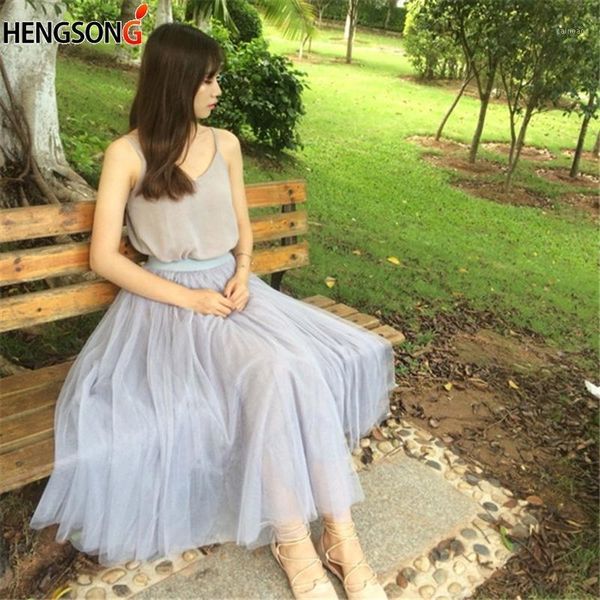 skirts 2021 spring summer tutu skirt women elastic high waist tulle veils mesh jupe longue vintage long pleated female, Black
skirts 2021 spring summer tutu skirt women elastic high waist tulle veils mesh jupe longue vintage long pleated female, Black