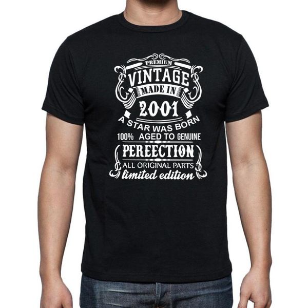 men's t-shirts retro made vintage in 2001 men fashion t shirts short sleeve 21 years old birthday gift tshirt diy -2022, White;black
men's t-shirts retro made vintage in 2001 men fashion t shirts short sleeve 21 years old birthday gift tshirt diy -2022, White;black