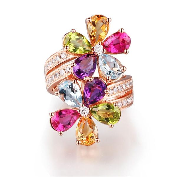 wedding rings luxury big rainbow flower party promise engagement rose gold color for women band fashion open size jewelry, Slivery;golden
wedding rings luxury big rainbow flower party promise engagement rose gold color for women band fashion open size jewelry, Slivery;golden