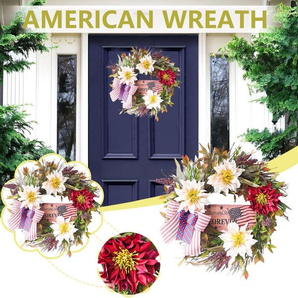 independence day wreath patriotic decoration yard garden home outdoor garten festival gifts party favor
independence day wreath patriotic decoration yard garden home outdoor garten festival gifts party favor