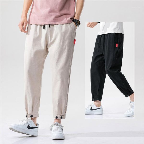 men's pants 2021 casual cotton and linen 9 points young harem small feet wholesale, Black
men's pants 2021 casual cotton and linen 9 points young harem small feet wholesale, Black