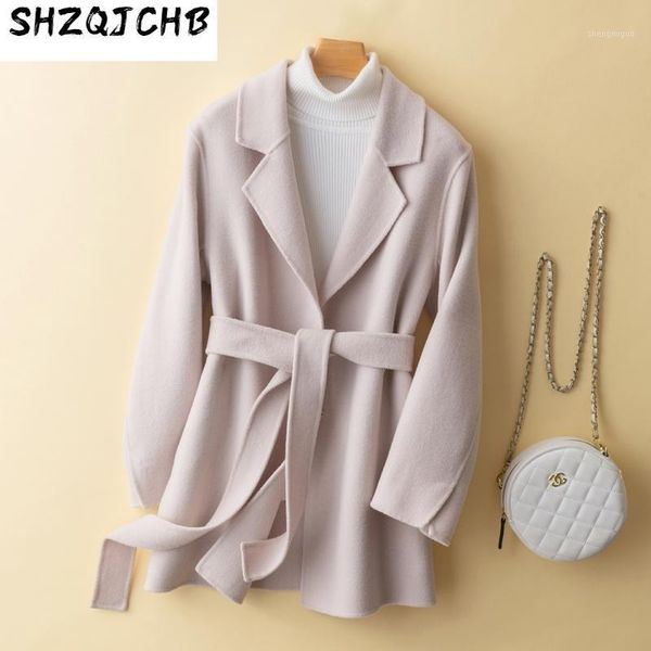 100% wool coat female jacket autumn winter double-sided woman red korean clothes elegant womens coats 100 women's & blends, Black
100% wool coat female jacket autumn winter double-sided woman red korean clothes elegant womens coats 100 women's & blends, Black