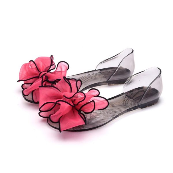 women shoes sweet bow girl sandals woman transparent flats non-slip beach ladies jelly plus 41, Black
women shoes sweet bow girl sandals woman transparent flats non-slip beach ladies jelly plus 41, Black