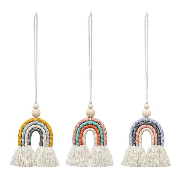 interior decorations rear view mirror with tassel home accessories car hanging ornament nordic style woven rainbow portable pendant decor
interior decorations rear view mirror with tassel home accessories car hanging ornament nordic style woven rainbow portable pendant decor