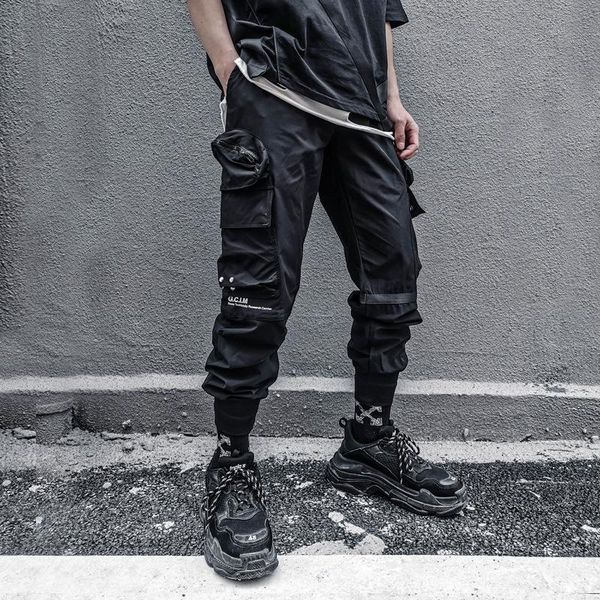 men cargo pants black ribbons block multi-pocket 2021 harem joggers harajuku sweatpant hip hop casual male trousers men's
men cargo pants black ribbons block multi-pocket 2021 harem joggers harajuku sweatpant hip hop casual male trousers men's