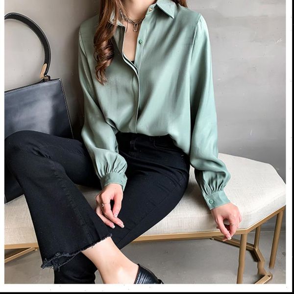 spring formal shirt plus size women tracksuits lapel lantern sleeve blouse concise style official lady, Gray
spring formal shirt plus size women tracksuits lapel lantern sleeve blouse concise style official lady, Gray