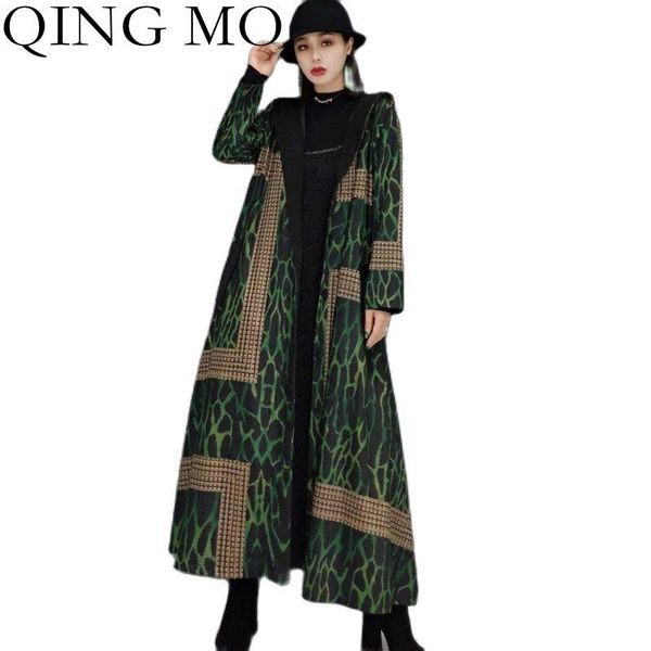 women's trench coats qing mo autumn fashion leopard print hooded cardigan windbreaker women 2021 loose large size long coat female gree, Tan;black
women's trench coats qing mo autumn fashion leopard print hooded cardigan windbreaker women 2021 loose large size long coat female gree, Tan;black