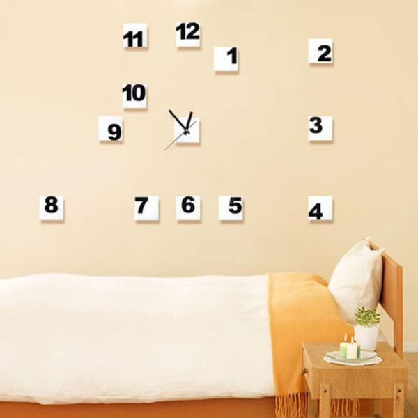luxury wall clock sticker with 1pcs mechanism digital block combination diy removable clocks
luxury wall clock sticker with 1pcs mechanism digital block combination diy removable clocks