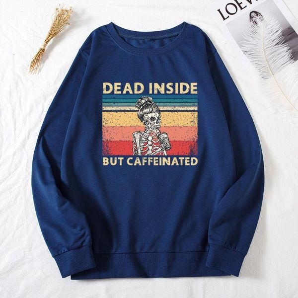 women's hoodies & sweatshirts dead inside but caffeinated coffee women long sleeve autumn sweatshirt casual female loose pullover, Black
women's hoodies & sweatshirts dead inside but caffeinated coffee women long sleeve autumn sweatshirt casual female loose pullover, Black