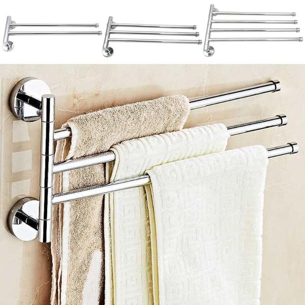 Bathroom Towel Rack Shelves Rotating Holder Wall Mounted Hanger Swivel Accessories Racks
Bathroom Towel Rack Shelves Rotating Holder Wall Mounted Hanger Swivel Accessories Racks