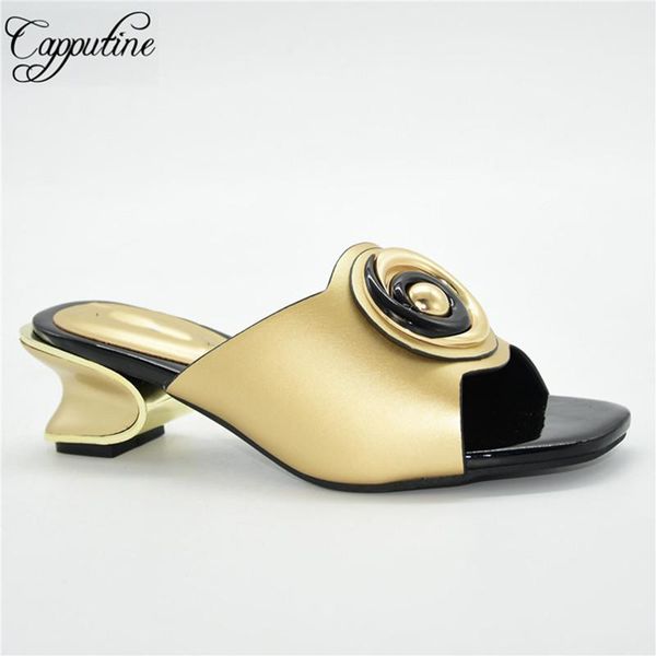 est gold women's slippers nice strange heels party shoes femmes chaussures african pumps 81-4 height 5.5 cm, Black
est gold women's slippers nice strange heels party shoes femmes chaussures african pumps 81-4 height 5.5 cm, Black