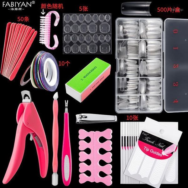 nail beauty tool set french style extension false art kit manicure u-shaped scissors glue grinding strip kits1
nail beauty tool set french style extension false art kit manicure u-shaped scissors glue grinding strip kits1