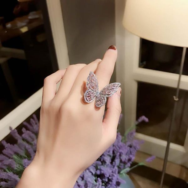 cluster rings luxury hollow butterfly temperament opening baroque ring tide korean adjustable shine female jewelry gifts, Golden;silver
cluster rings luxury hollow butterfly temperament opening baroque ring tide korean adjustable shine female jewelry gifts, Golden;silver