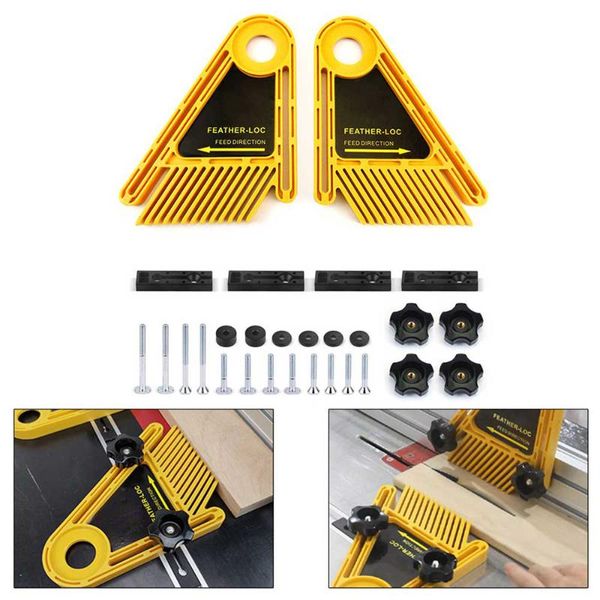 professional hand tool sets 2pcs/set feather loc board set for table saws woodworking engraving machine double featherboards miter gauge slo
professional hand tool sets 2pcs/set feather loc board set for table saws woodworking engraving machine double featherboards miter gauge slo