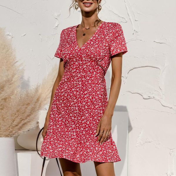 casual dresses red vintage floral print women summer dress 2021 v-neck short sleeve a-line chiffon beach midi vestidos, Black;gray
casual dresses red vintage floral print women summer dress 2021 v-neck short sleeve a-line chiffon beach midi vestidos, Black;gray