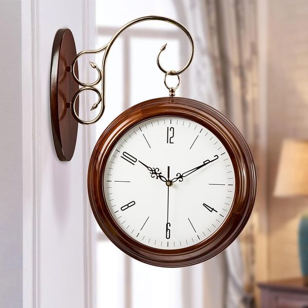 wall clocks vintage luxury clock modern design silelnt double sided antique mute retro classic wandklok home decor oo50wc
wall clocks vintage luxury clock modern design silelnt double sided antique mute retro classic wandklok home decor oo50wc