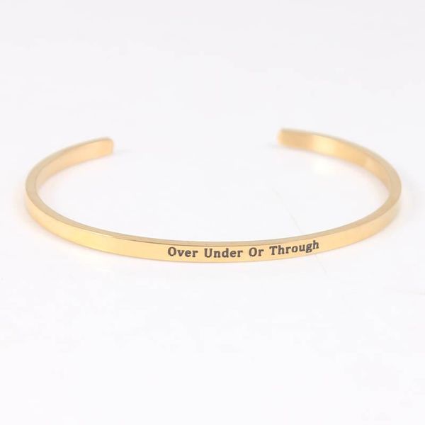 bangle trend quotes mantra bracelets 316l stainless steel open cuff fashion women gold inspirational jewelry, Black
bangle trend quotes mantra bracelets 316l stainless steel open cuff fashion women gold inspirational jewelry, Black