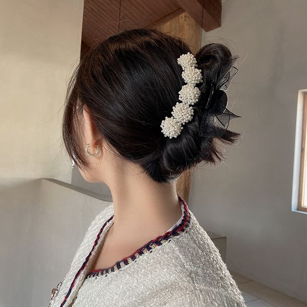 japanese and fashion gauze bowknot pearl ball shark clip hairpin fashion design feeling net red temperament gripping hairpin female, Golden;silver
japanese and fashion gauze bowknot pearl ball shark clip hairpin fashion design feeling net red temperament gripping hairpin female, Golden;silver