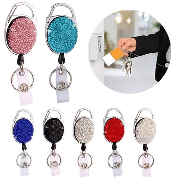 keychains anti-lost retractable keychain rhinestone decoration diamond-studded key buckle for men and women, Silver
keychains anti-lost retractable keychain rhinestone decoration diamond-studded key buckle for men and women, Silver