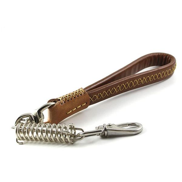 genuine cowhide dog leash for medium large dogs leads pet training running leashes walking resistant spring big collars &
genuine cowhide dog leash for medium large dogs leads pet training running leashes walking resistant spring big collars &