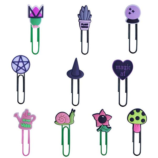 bookmark 10pcs pvc bookmarks plant witch star hat magic af heart moon water snails flower mushroom paper clips student gift
bookmark 10pcs pvc bookmarks plant witch star hat magic af heart moon water snails flower mushroom paper clips student gift