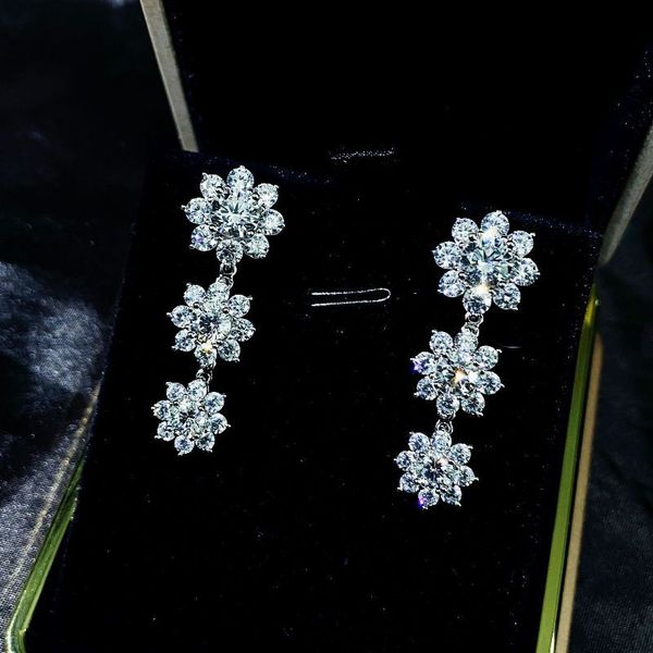 luxury high carbon diamond dangle earring for women wedding engagement ladies silver color earrings jewelry, Black
luxury high carbon diamond dangle earring for women wedding engagement ladies silver color earrings jewelry, Black